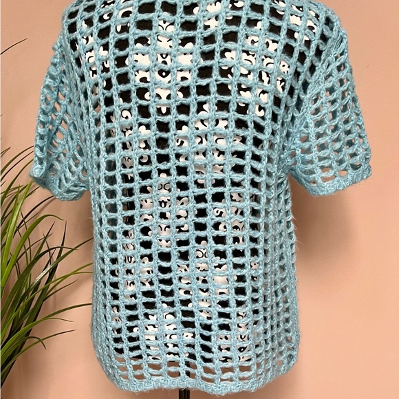 URBAN OUTFITTERS BDG Osaka Open-Knit Polo Sweater - Picture 4 of 9